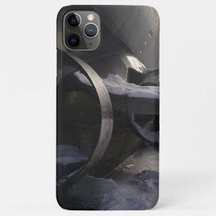 Old submarine in the snow iPhone 11 pro max case
