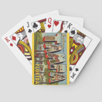 Old Tampa Florida Greeting Playing Cards