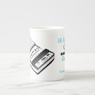 Old Tape Recorder 90th birthday personalised Mug