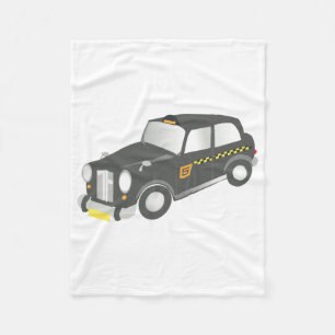 Old Taxi Fleece Blanket