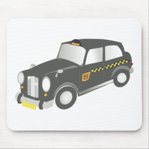 Old Taxi Mouse Pad