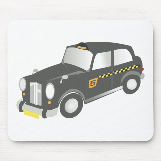 Old Taxi Mouse Pad (Front)