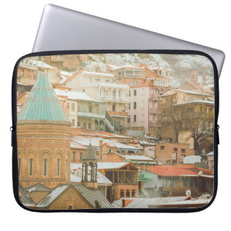 Old Tbilisi historical buildings. Caucasus Travel  Laptop Sleeve