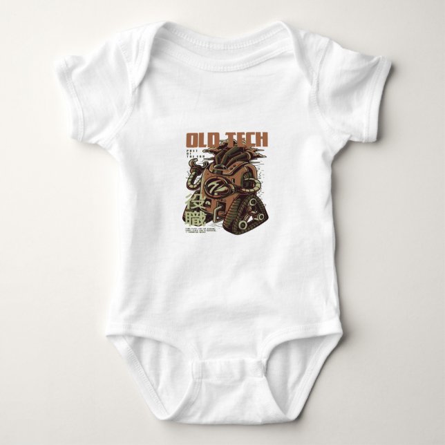 OLD TECH BABY BODYSUIT (Front)
