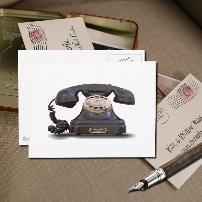 old telephone postcard (Creator Uploaded)
