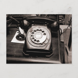 Old Telephone Postcard