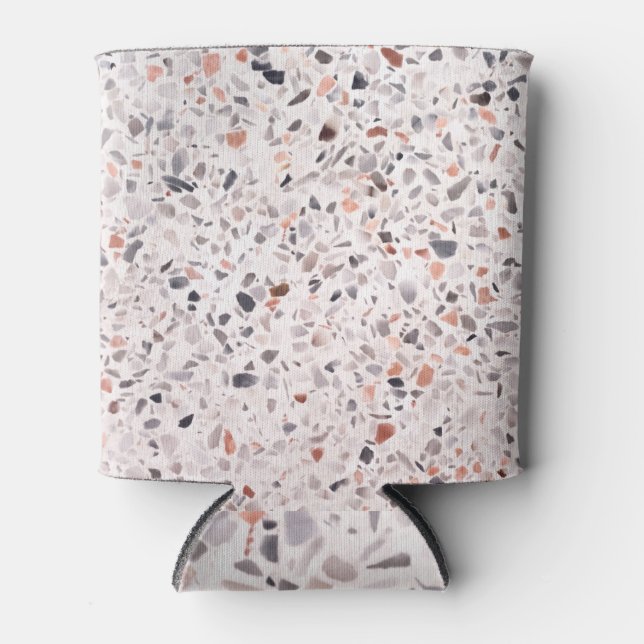 Old terrazzo texture, hamper pattern. can cooler (Front)