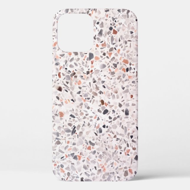 Old terrazzo texture, hamper pattern. Case-Mate iPhone case (Back)