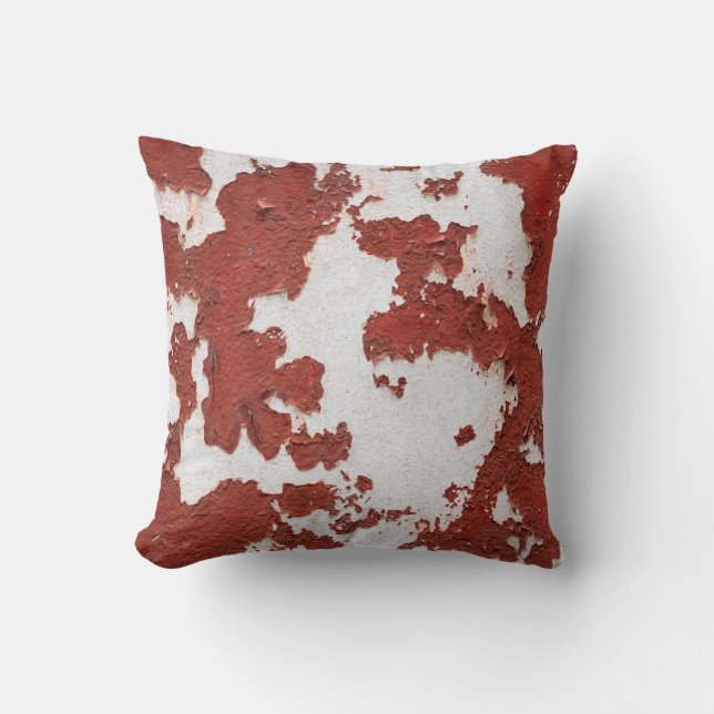Old texture background cracked concrete vintage wa cushion (Front)
