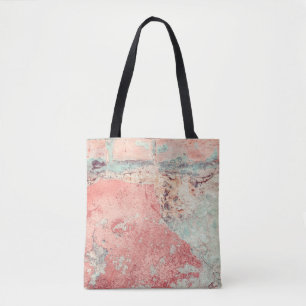 Old textured concrete wall with natural defects. S Tote Bag