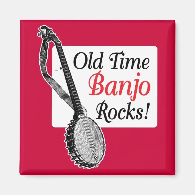 Old Time Banjo Magnet (Front)