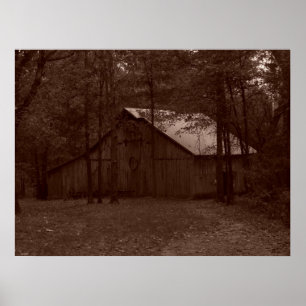 Old Time Barn Poster