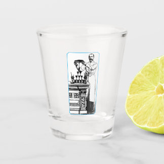Old Time Bartender Shot Glass