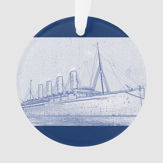 Old-Time Cruise Ornament (Front)