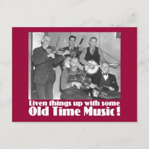 Old Time Music   K Postcard