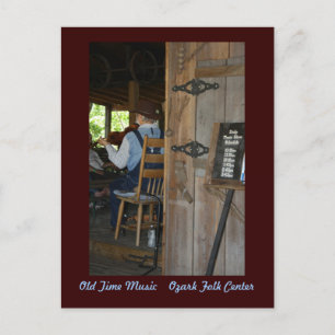 Old Time Music ~ The Fiddler Postcard