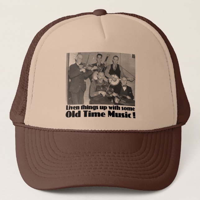 Old Time Music Trucker Hat (Front)