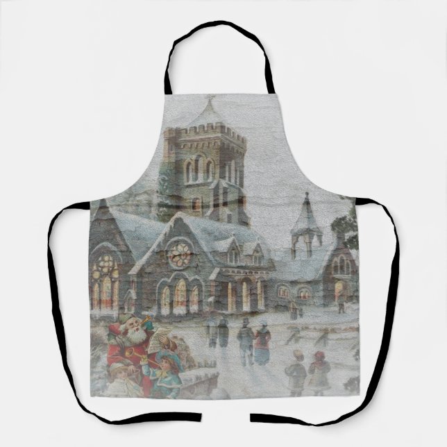 Old Time Santa  Apron (Front)