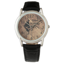 Old Timer Black Rooster Silhouette