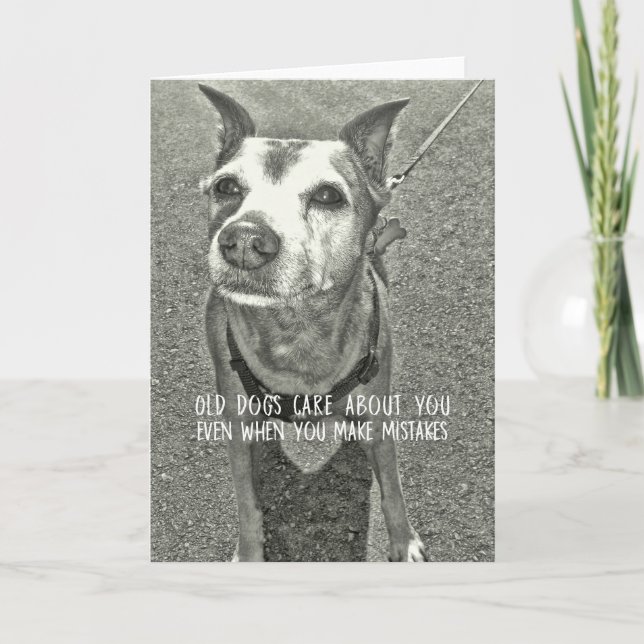 OLD TIMER Greeting Card (Front)