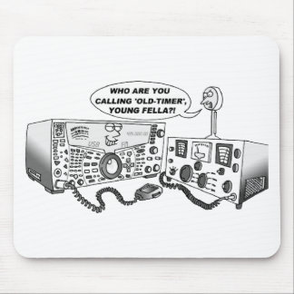Old Timer Radio Mouse Pad