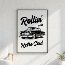 Old timer with typography