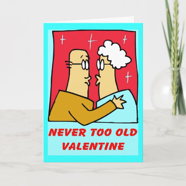 Old Timers Valentine Holiday Card (Front)