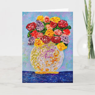 Old Timey Bouquet Note Card <Blank Inside>