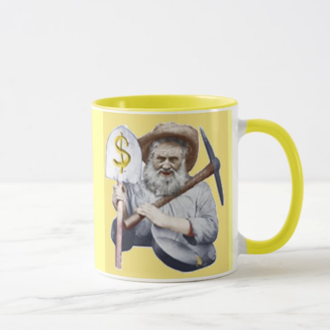 old timey prospector mug!!!! mug (Right)