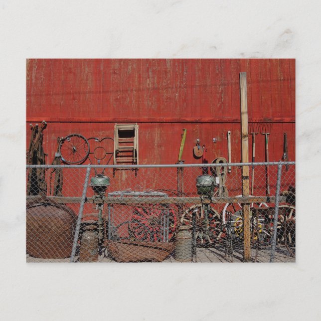 Old Tools Photo Unique Postcard (Front)