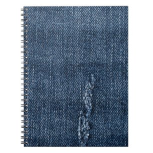 Old torn denim: jeans texture. notebook