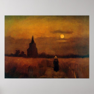Old Tower In The Fields by Vincent van Gogh Poster