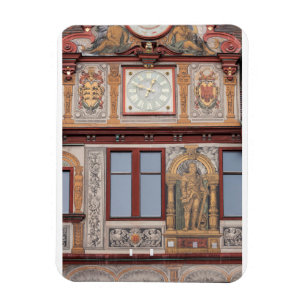 Old Town Building Frescos Magnet