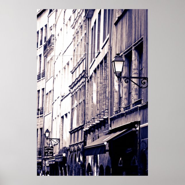 Old Town Buildings, France Poster (Front)