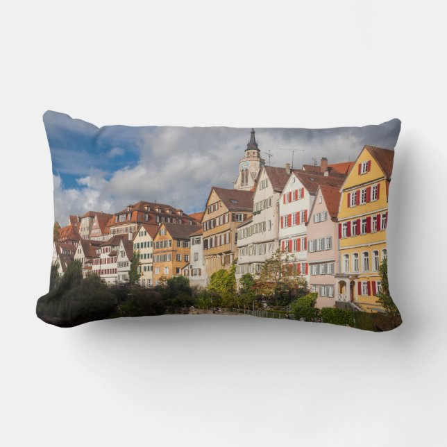 Old Town Buildings | Germany Lumbar Cushion (Front)