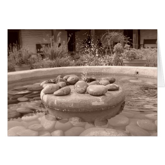 Old Town Fountain Card