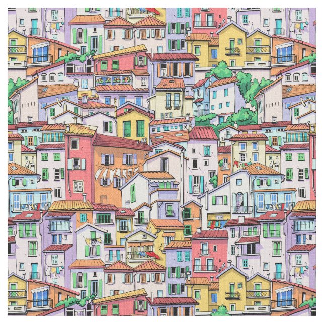 old town, france fabric (Close Up)
