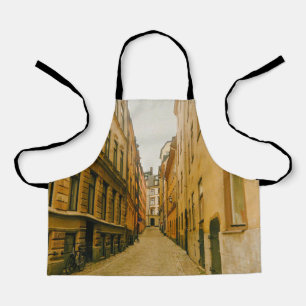 Old Town, Gamla Stan, Stockholm, Sweden Apron