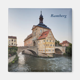 Old Town Hall and the Obere Bridge in Bamberg Magnet