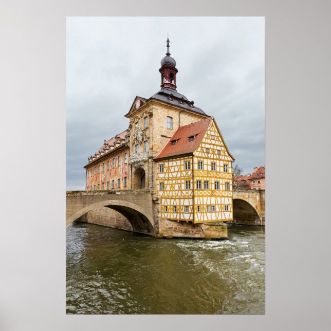Old Town Halll in Bamberg in Germany Poster (Front)