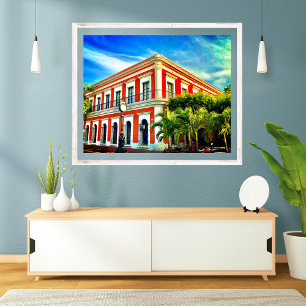 Old Town Mexico Pictures Ancient Buildings Poster