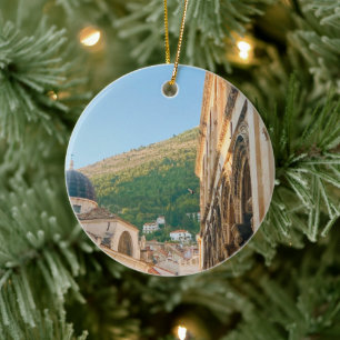 Old town of Dubrovnik  Ceramic Ornament