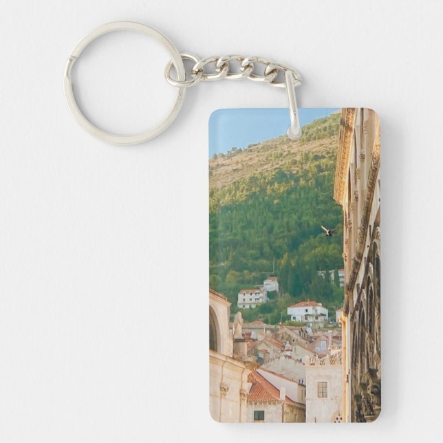 Old town of Dubrovnik  Key Ring (Front)