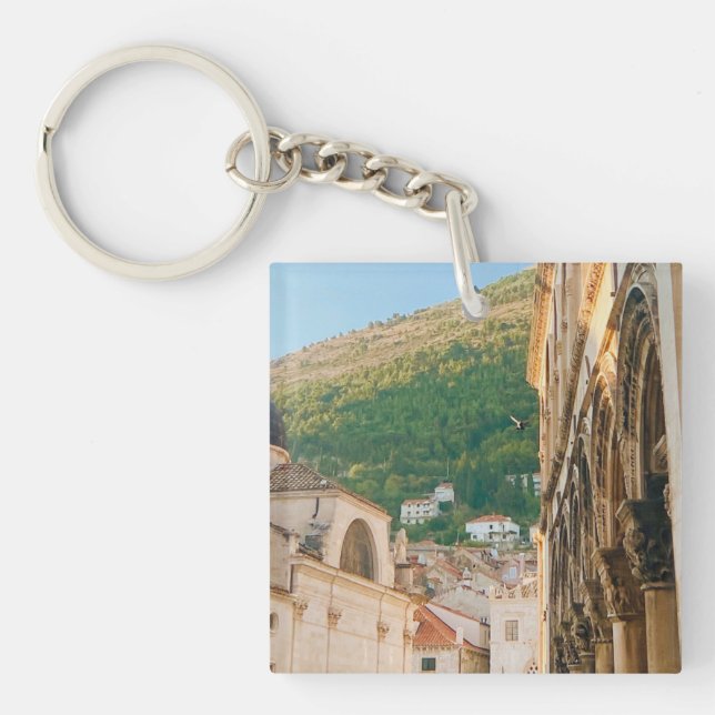 Old town of Dubrovnik  Key Ring (Front)