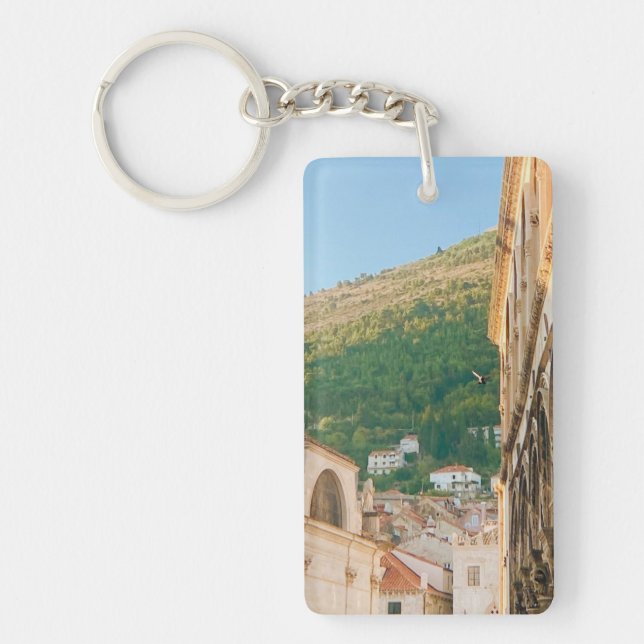 Old town of Dubrovnik  Key Ring (Front)