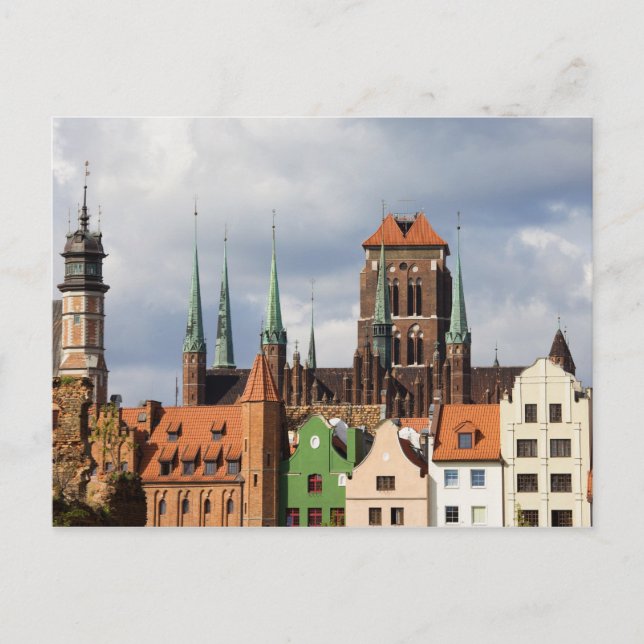 Old Town of Gdansk Postcard (Front)