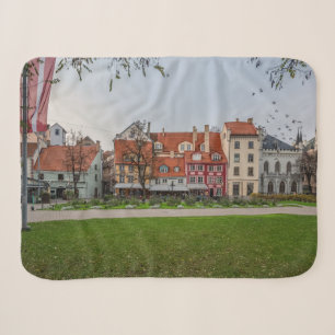 Old town of Riga in autumn Sherpa Blanket
