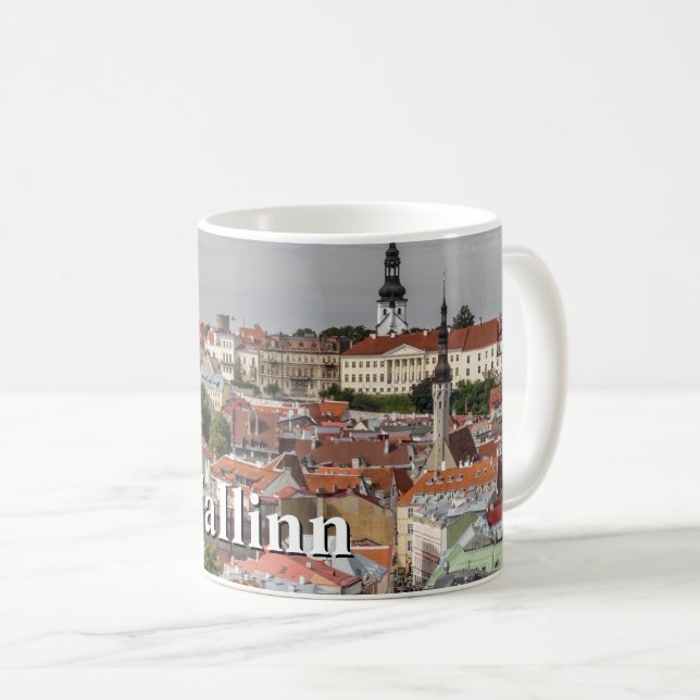 Old Town of Tallinn Estonia Coffee Mug (Front Right)