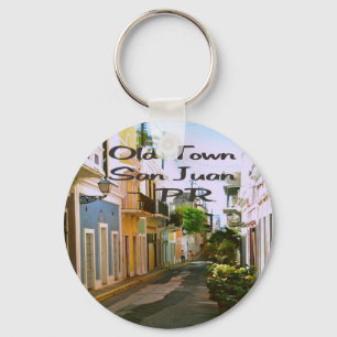 Old Town San Juan Puerto Rico Key Ring