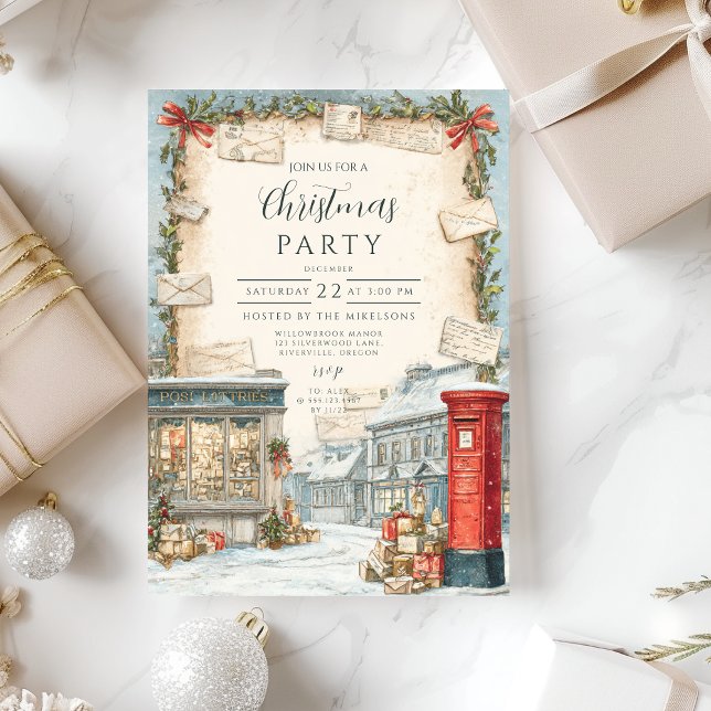 Old Town Square Holiday Invitation (Creator Uploaded)